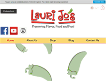 Tablet Screenshot of laurijos.com